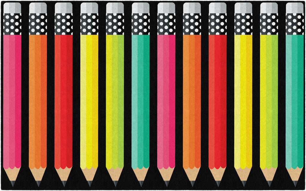 SCHOOLGIRL BRIGHT PENCILS