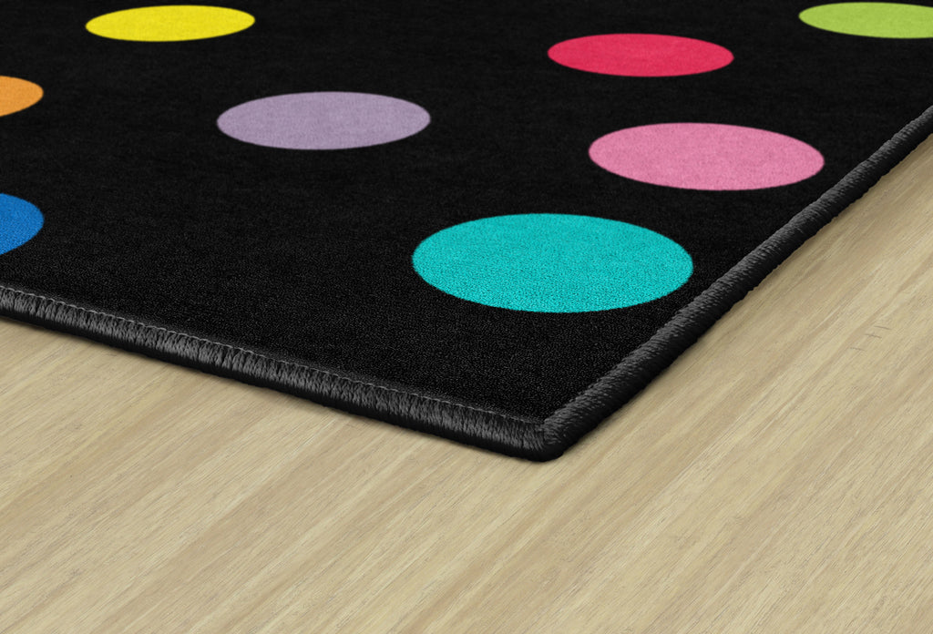 SCHOOLGIRL RAINBOW POLKA DOTS