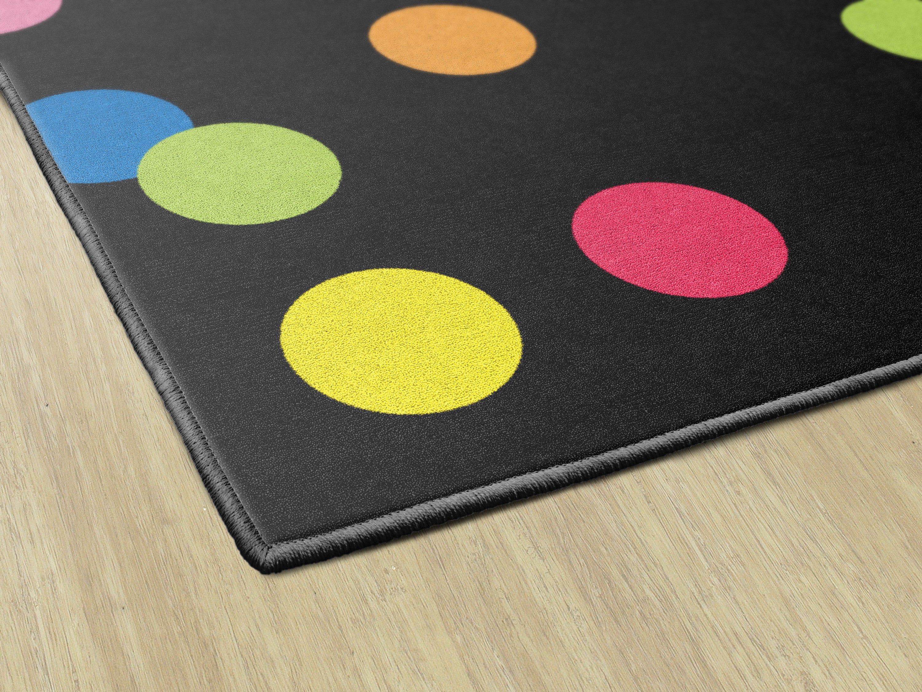 SCHOOLGIRL RAINBOW POLKA DOTS