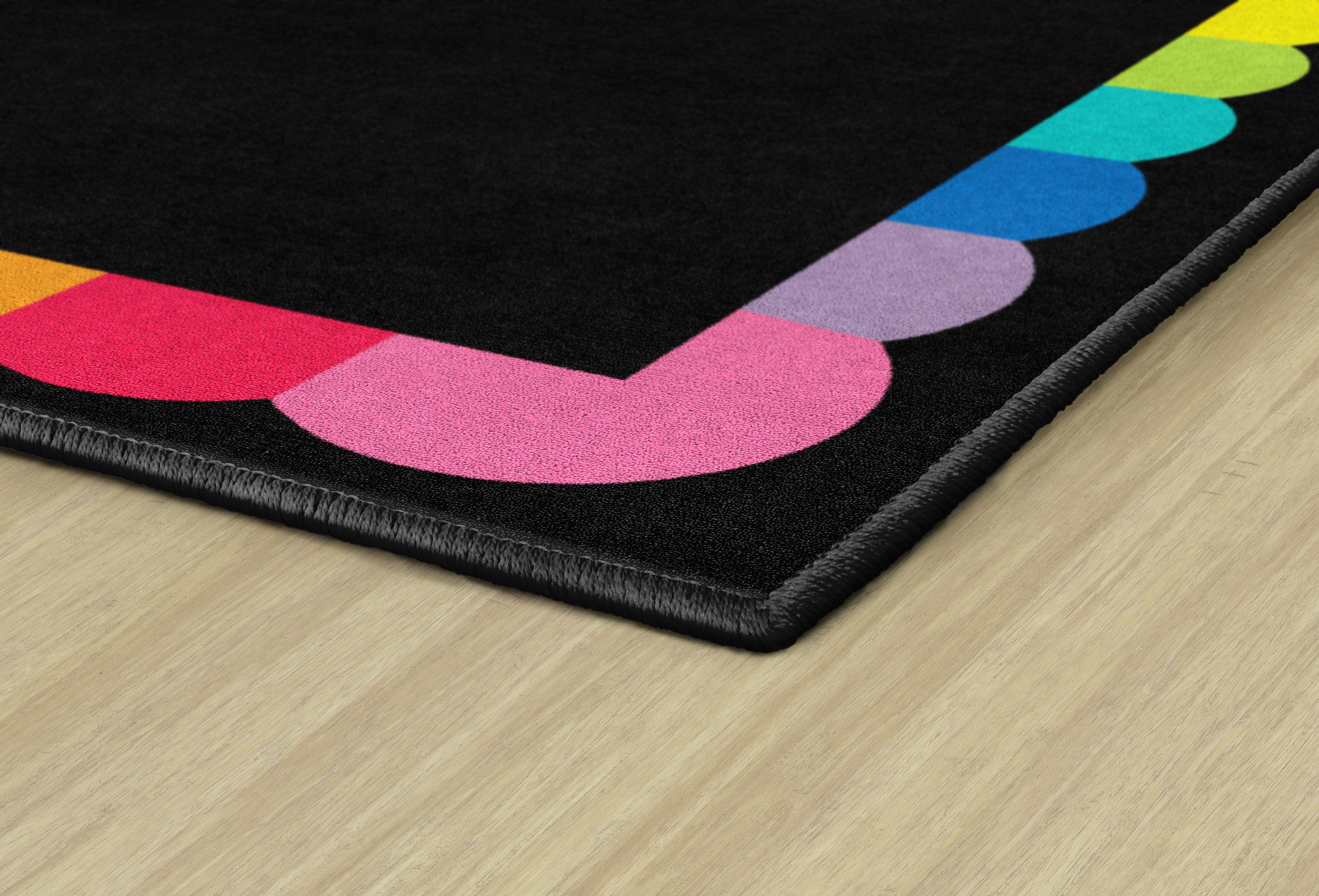 SCHOOLGIRL RAINBOW SCALLOP BORDER