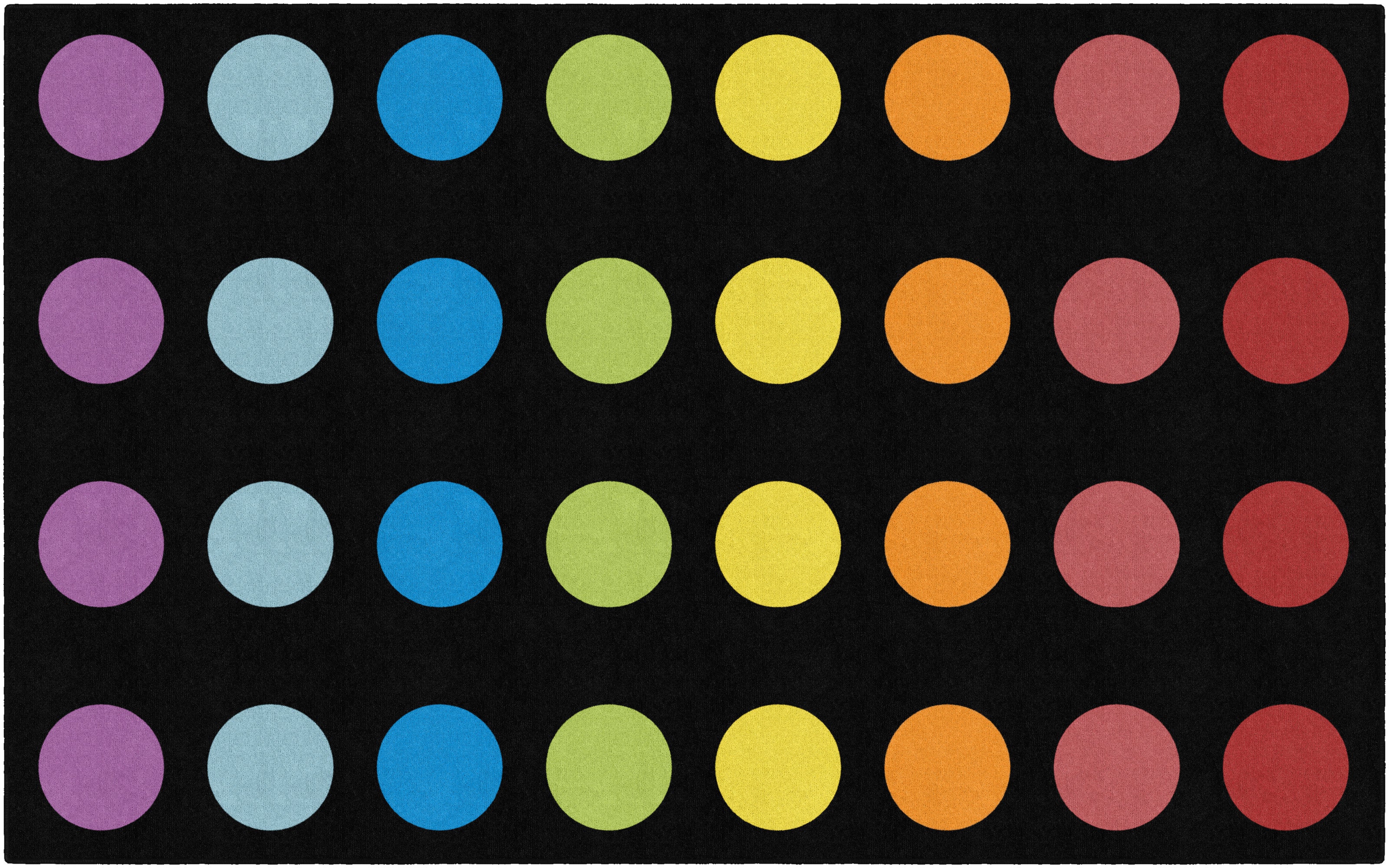 SCHOOLGIRL RAINBOW SPOTS CRISSCROSS APPLESAUCE