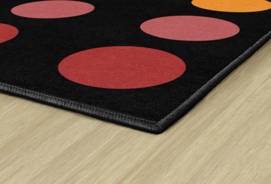 SCHOOLGIRL RAINBOW SPOTS CRISSCROSS APPLESAUCE