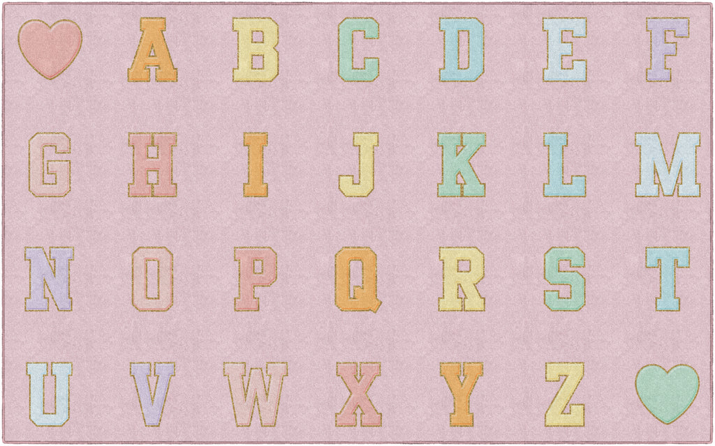 SCHOOLGIRL PINK PASTEL ABC'S