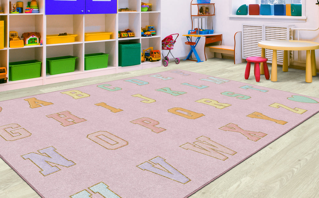 SCHOOLGIRL PINK PASTEL ABC'S