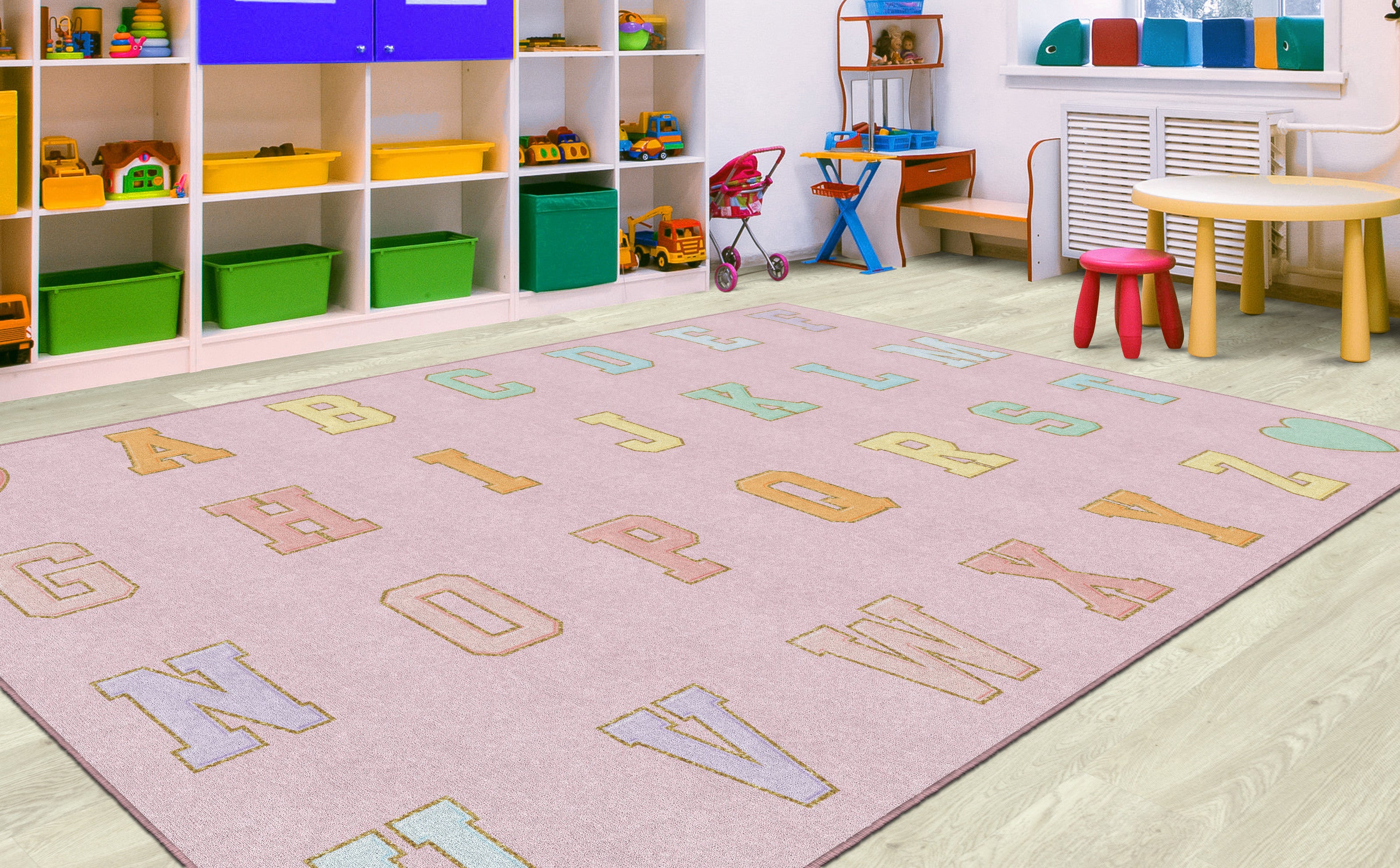 SCHOOLGIRL PINK PASTEL ABC'S