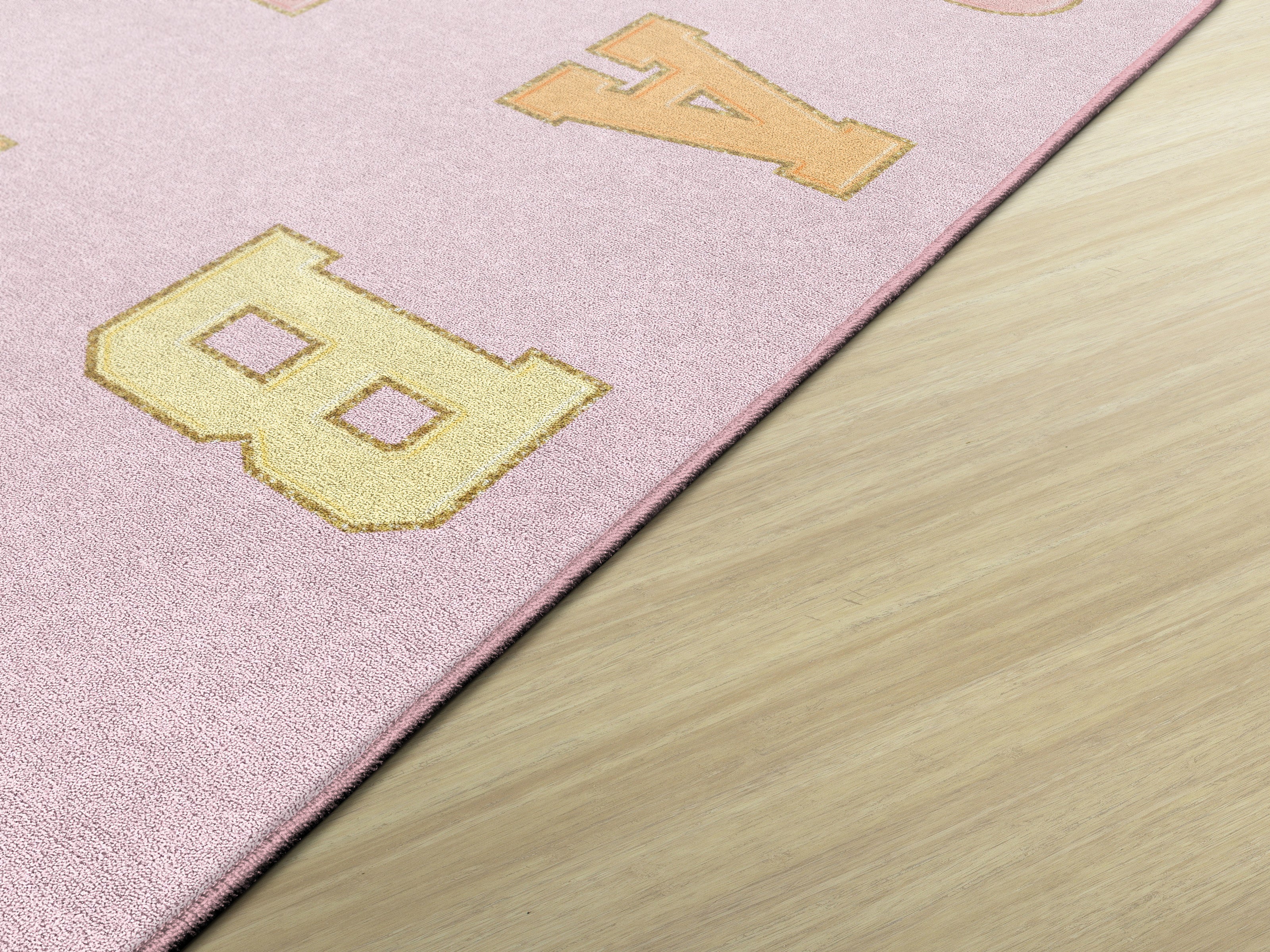 SCHOOLGIRL PINK PASTEL ABC'S