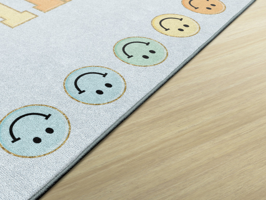 SCHOOLGIRL HAPPY PLACE ON BLUE