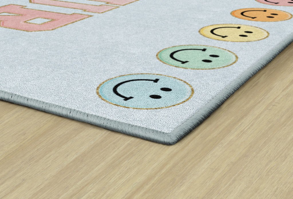 SCHOOLGIRL HAPPY PLACE ON BLUE