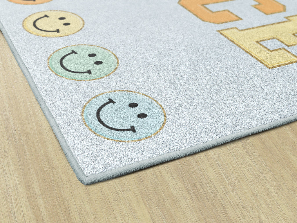 SCHOOLGIRL HAPPY PLACE ON BLUE