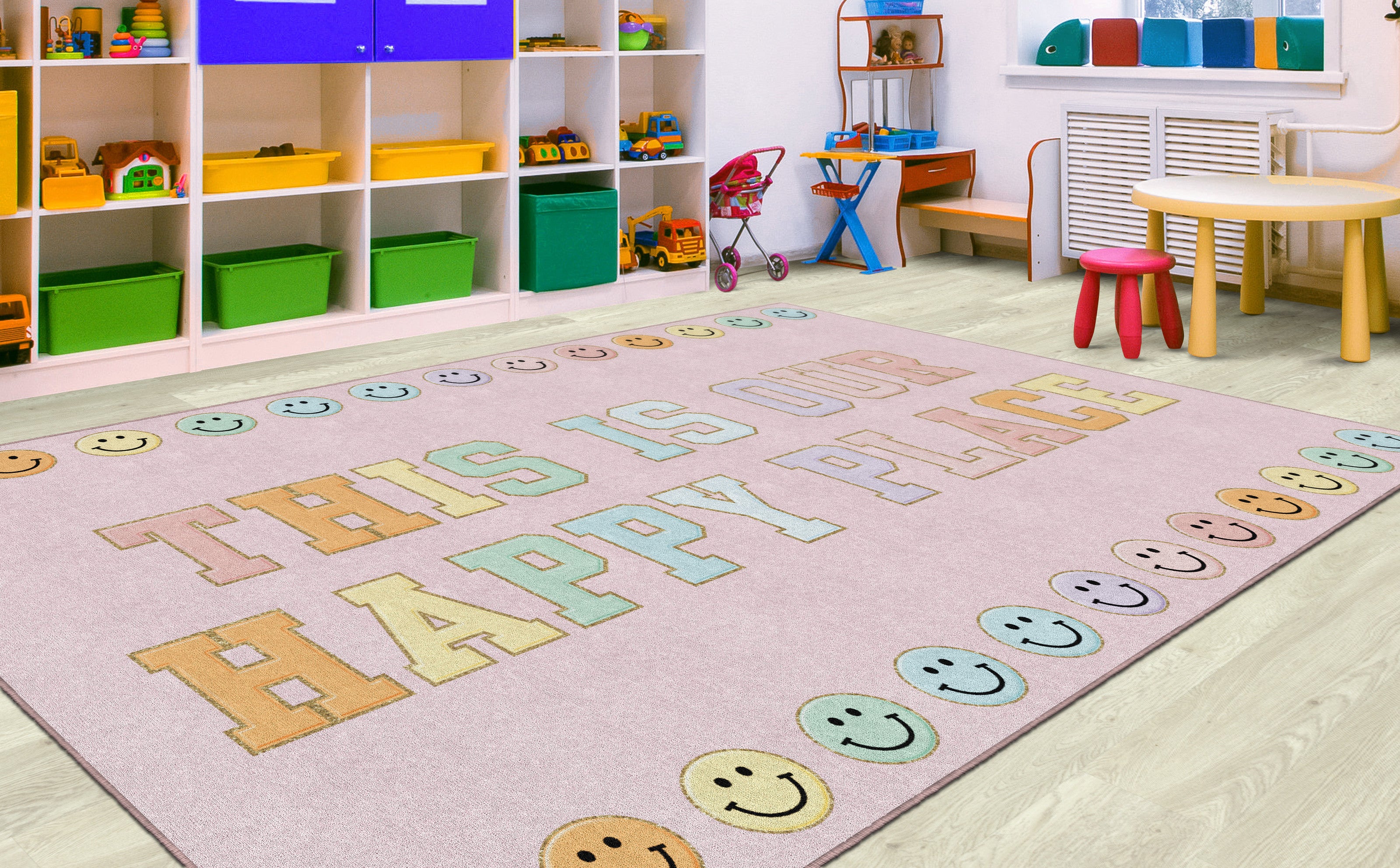 SCHOOLGIRL HAPPY PLACE ON PINK