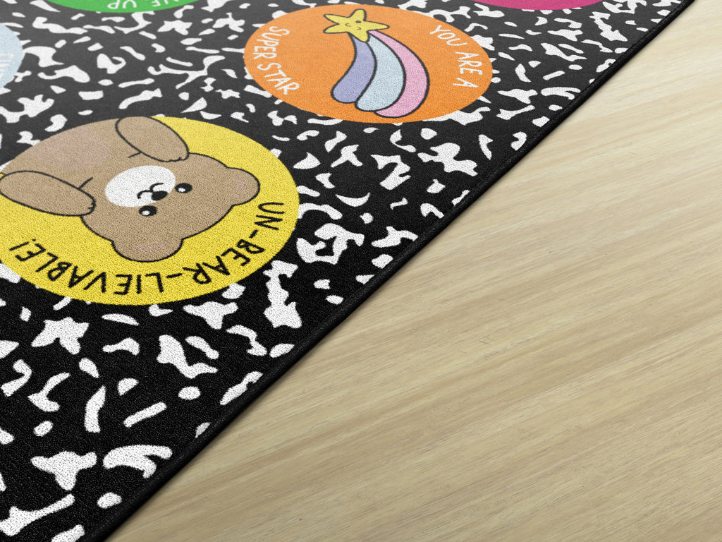 SCHOOLGIRL STICKER SIT SPOTS