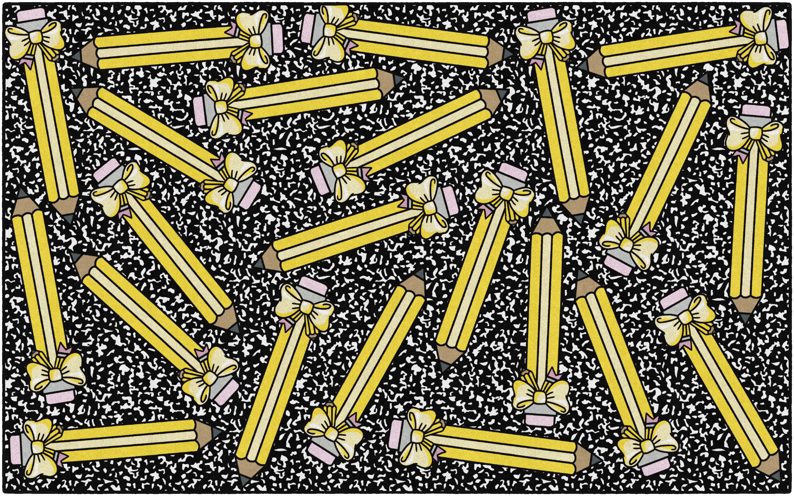 SCHOOLGIRL SCHOOLDAYS BOW PENCILS