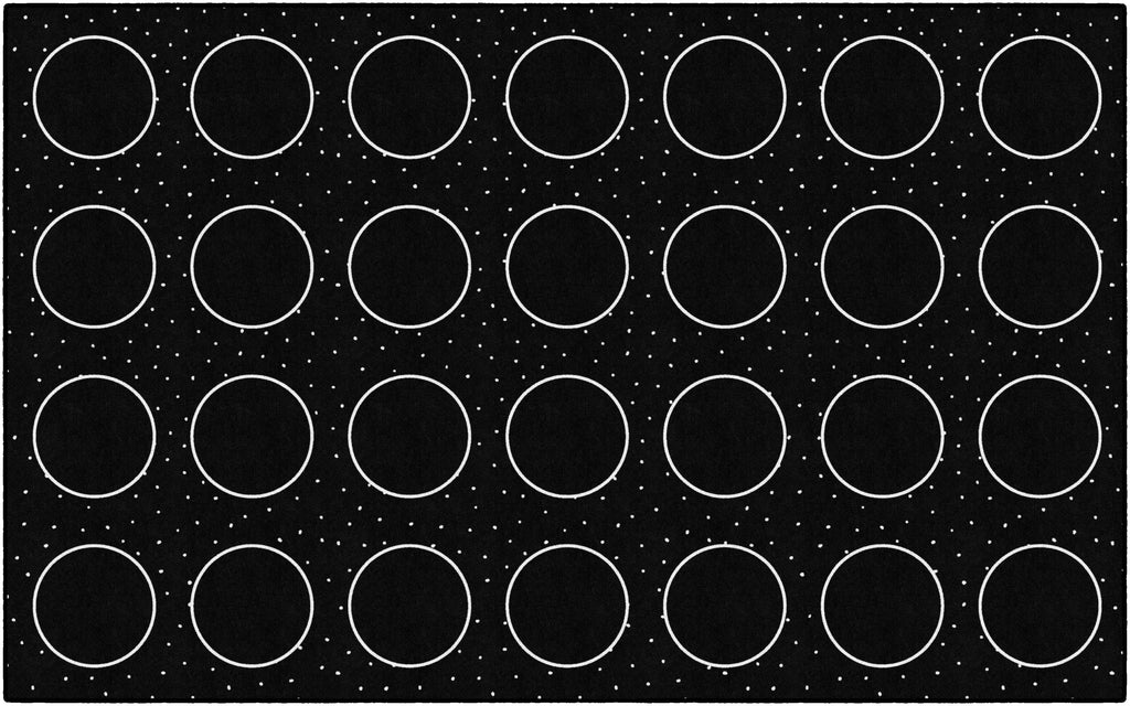 SCHOOLGIRL BLACK AND WHITE SMALL DOTS