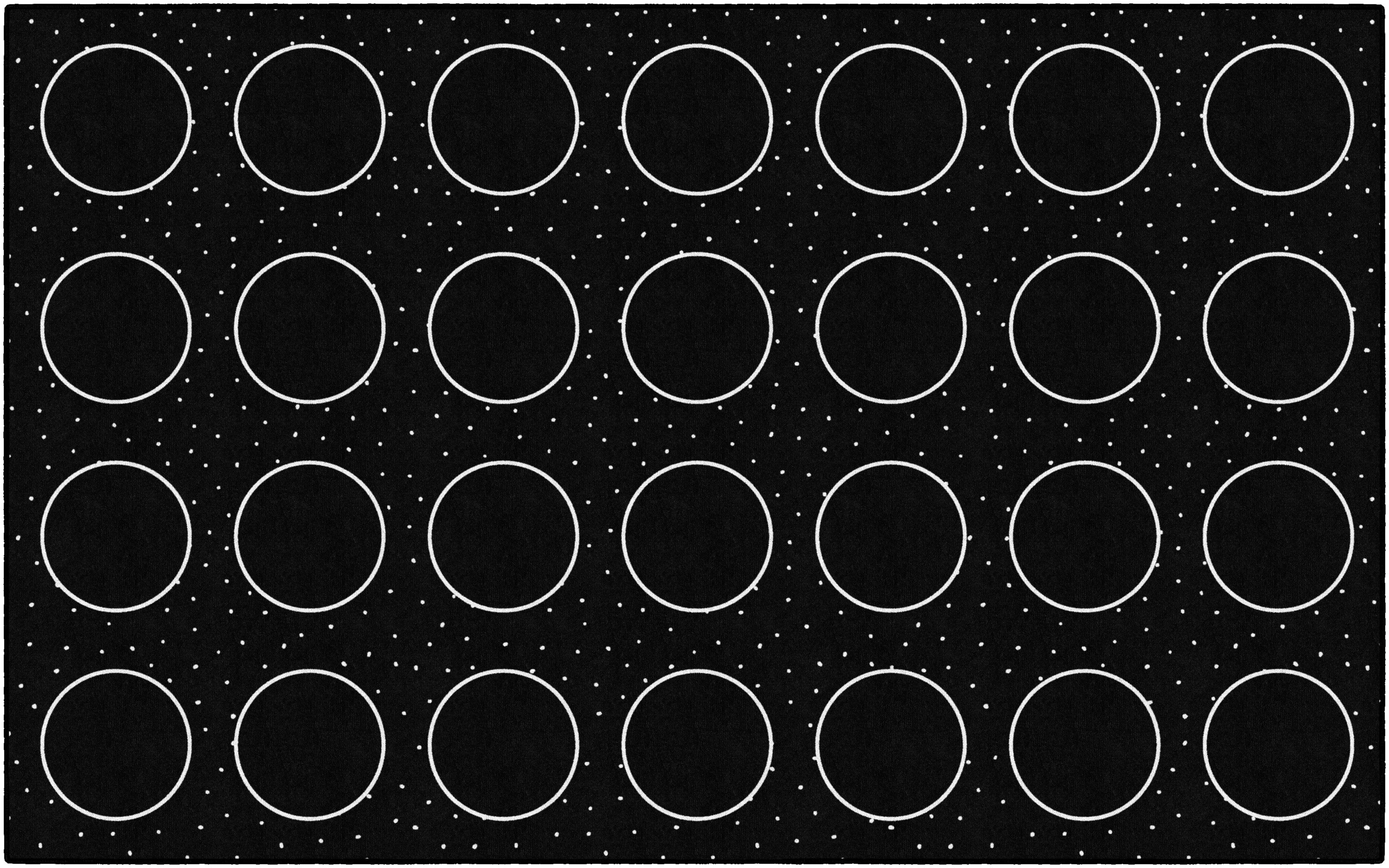 SCHOOLGIRL BLACK AND WHITE SMALL DOTS