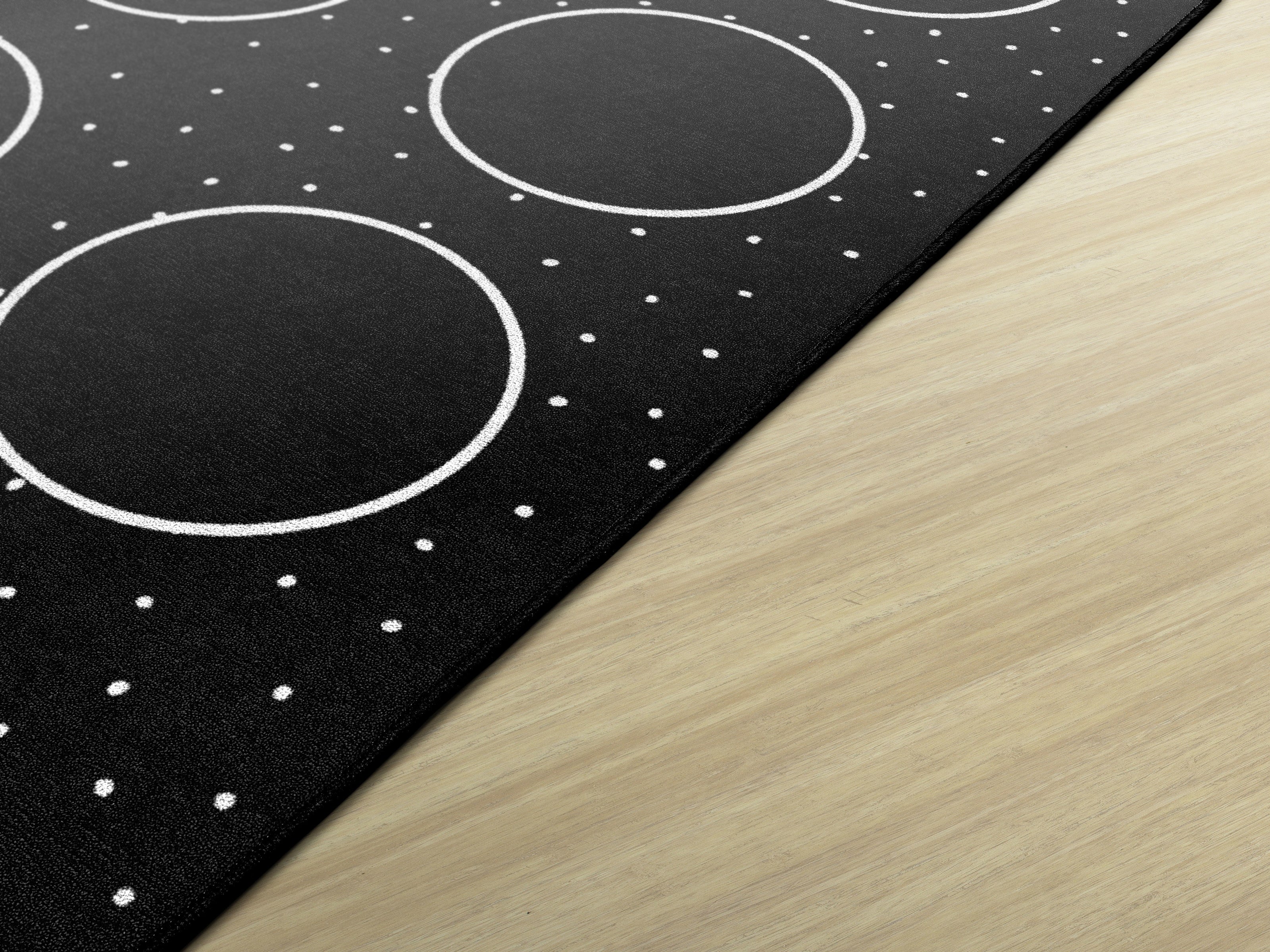 SCHOOLGIRL BLACK AND WHITE SMALL DOTS