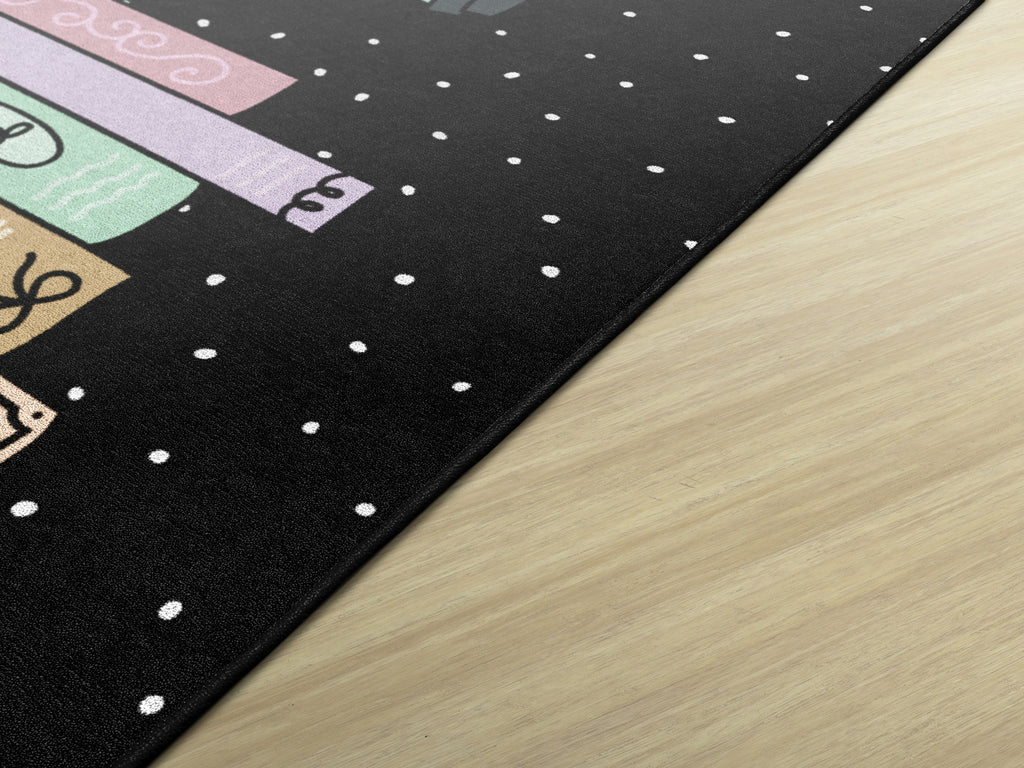 SCHOOLGIRL BOOKSHELF WITH DOTS