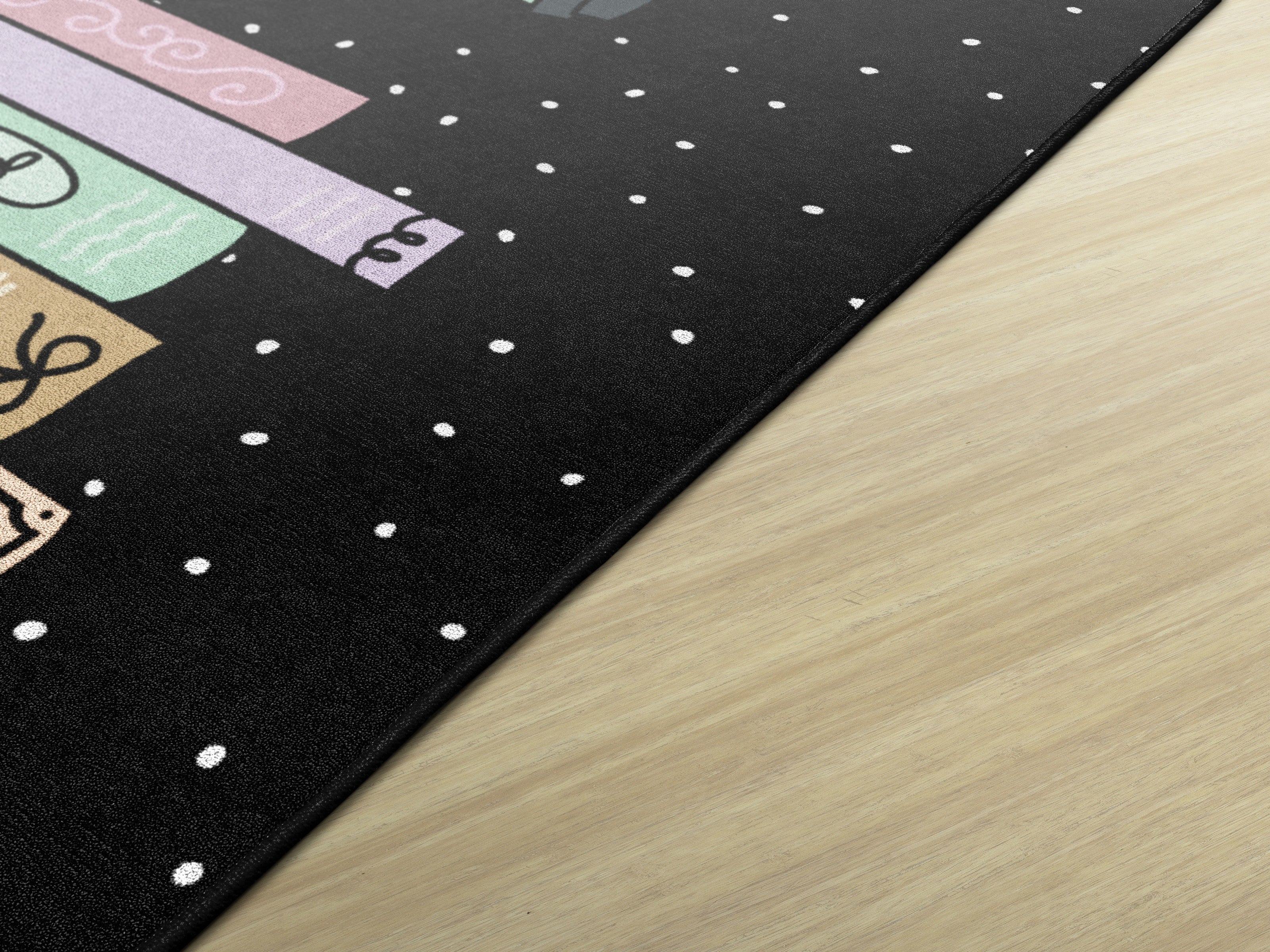 SCHOOLGIRL BOOKSHELF WITH DOTS