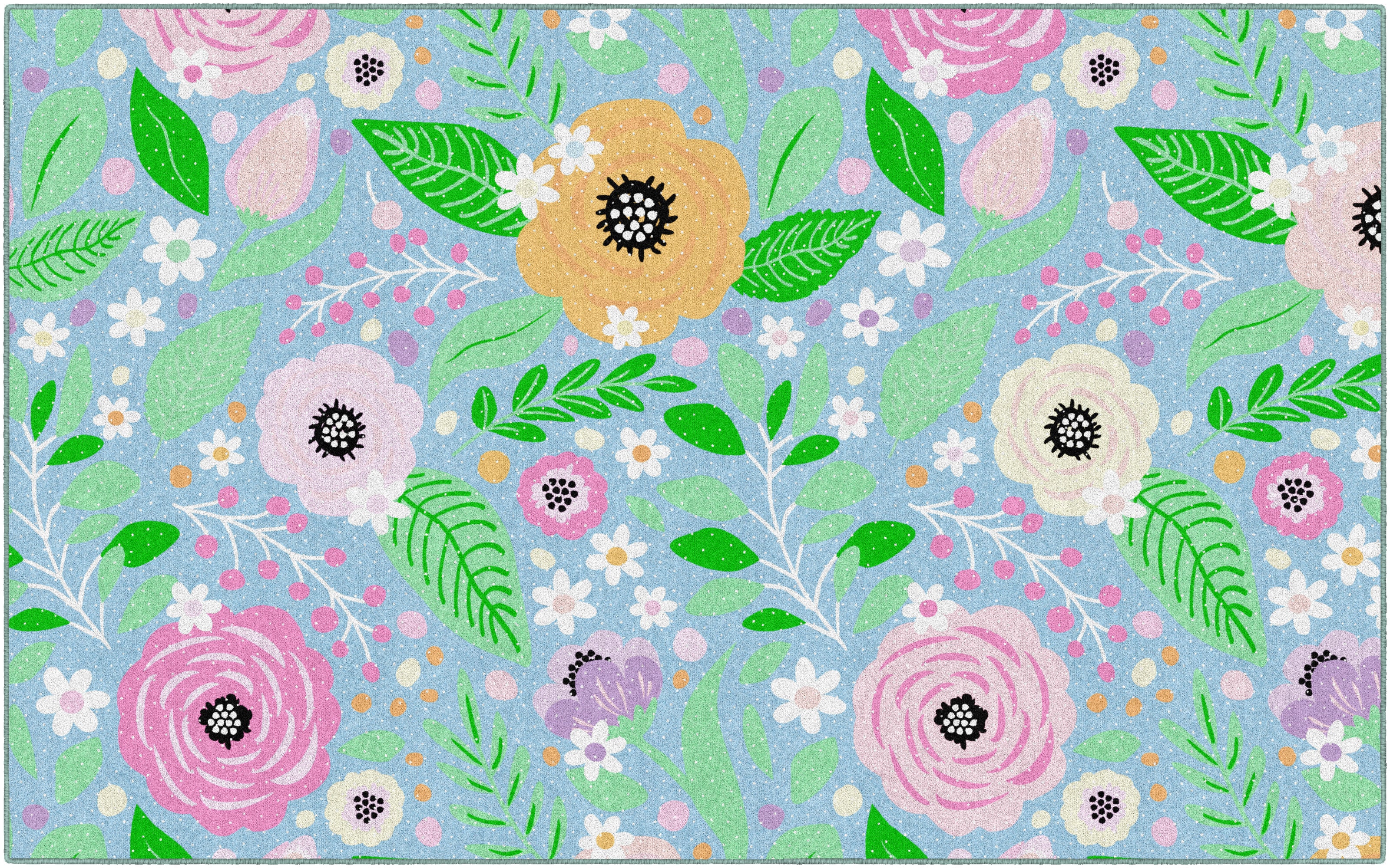 SCHOOLGIRL PRETTY IN PASTEL FLORAL