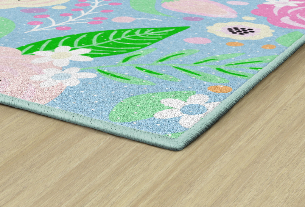 SCHOOLGIRL PRETTY IN PASTEL FLORAL