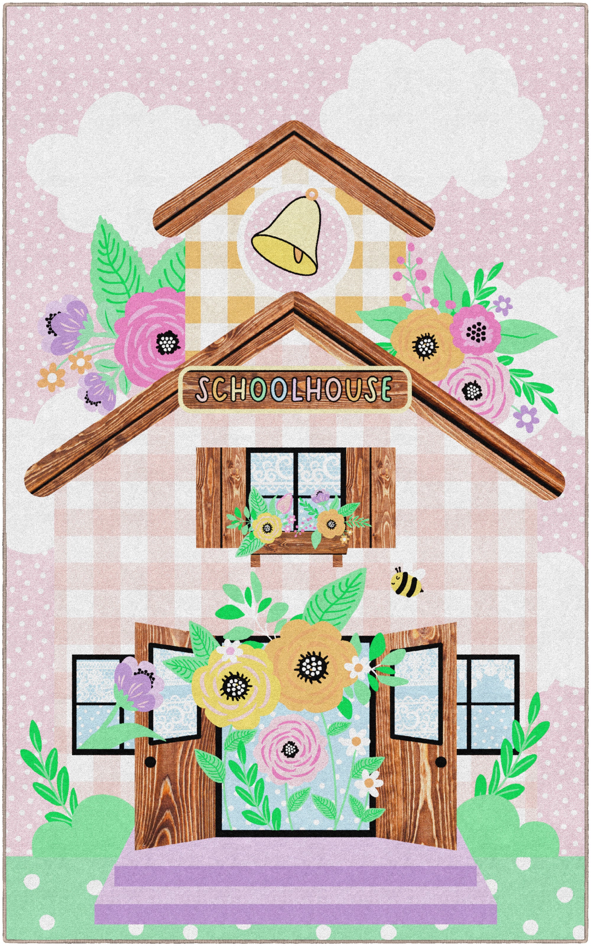 SCHOOLGIRL SCHOOLHOUSE