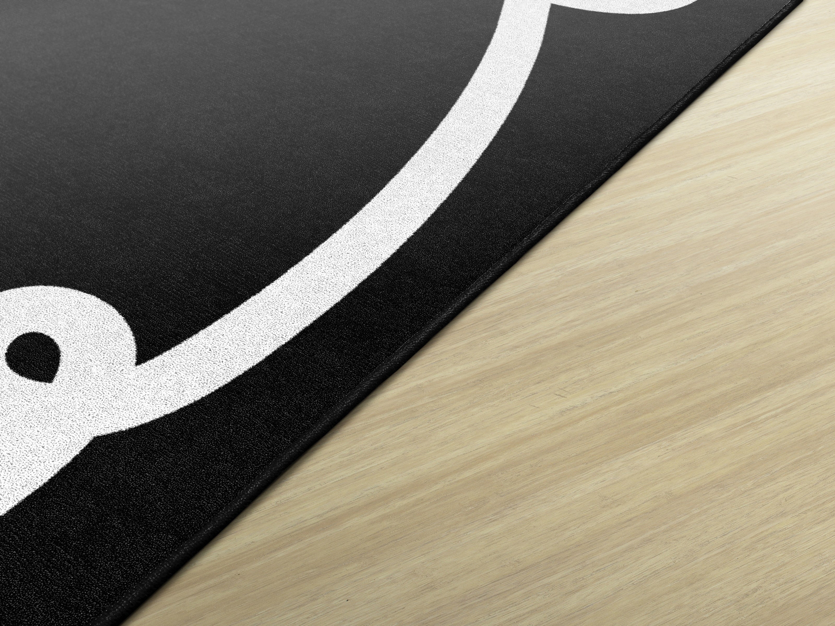 SCHOOLGIRL BOW BORDER BLACK