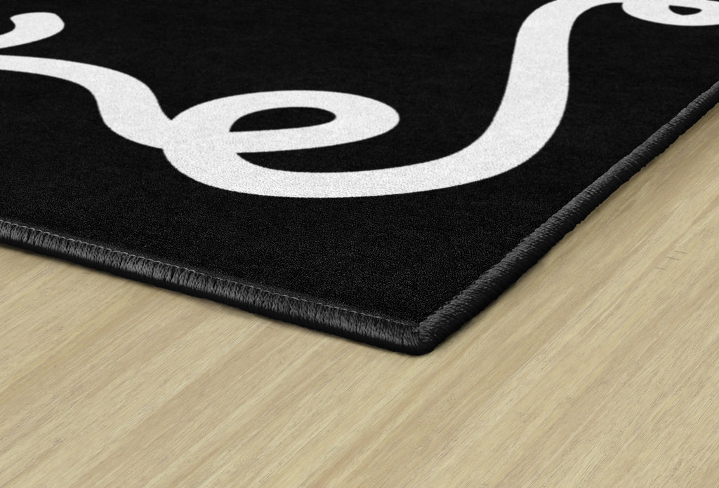 SCHOOLGIRL BOW BORDER BLACK