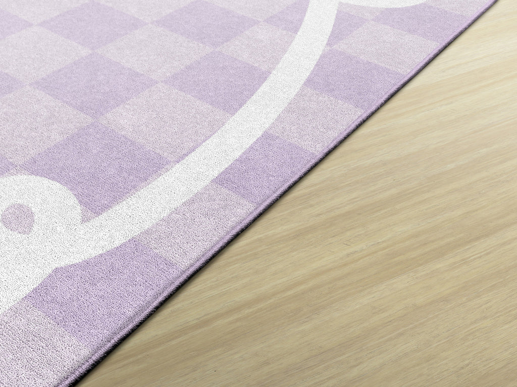 SCHOOLGIRL BOW BORDER IN LAVENDER