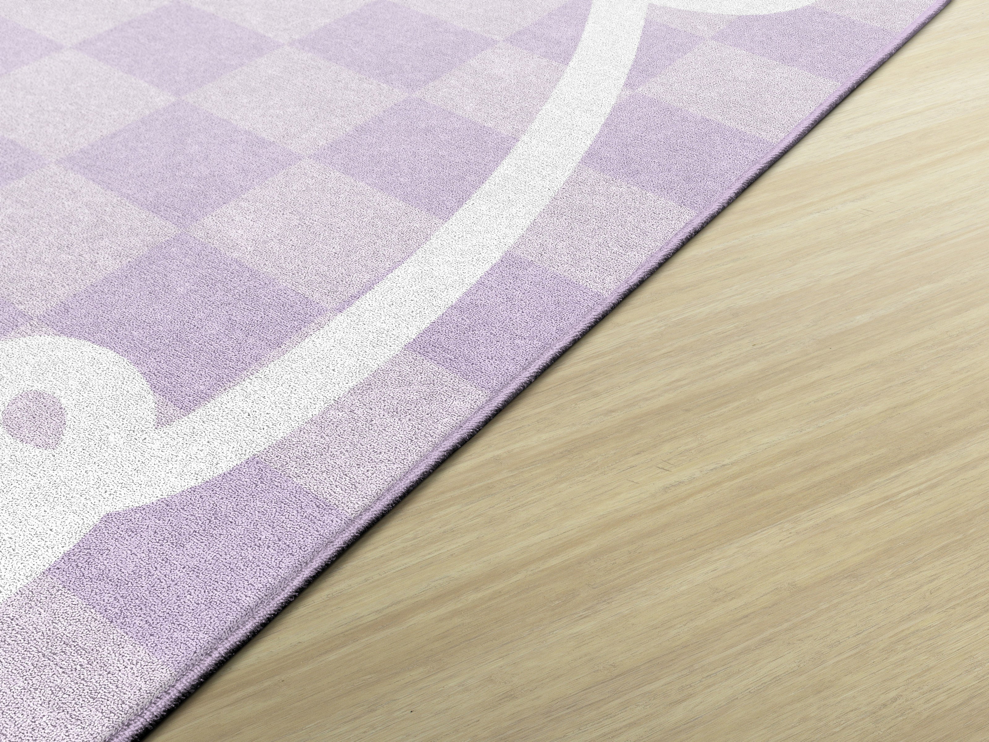 SCHOOLGIRL BOW BORDER IN LAVENDER