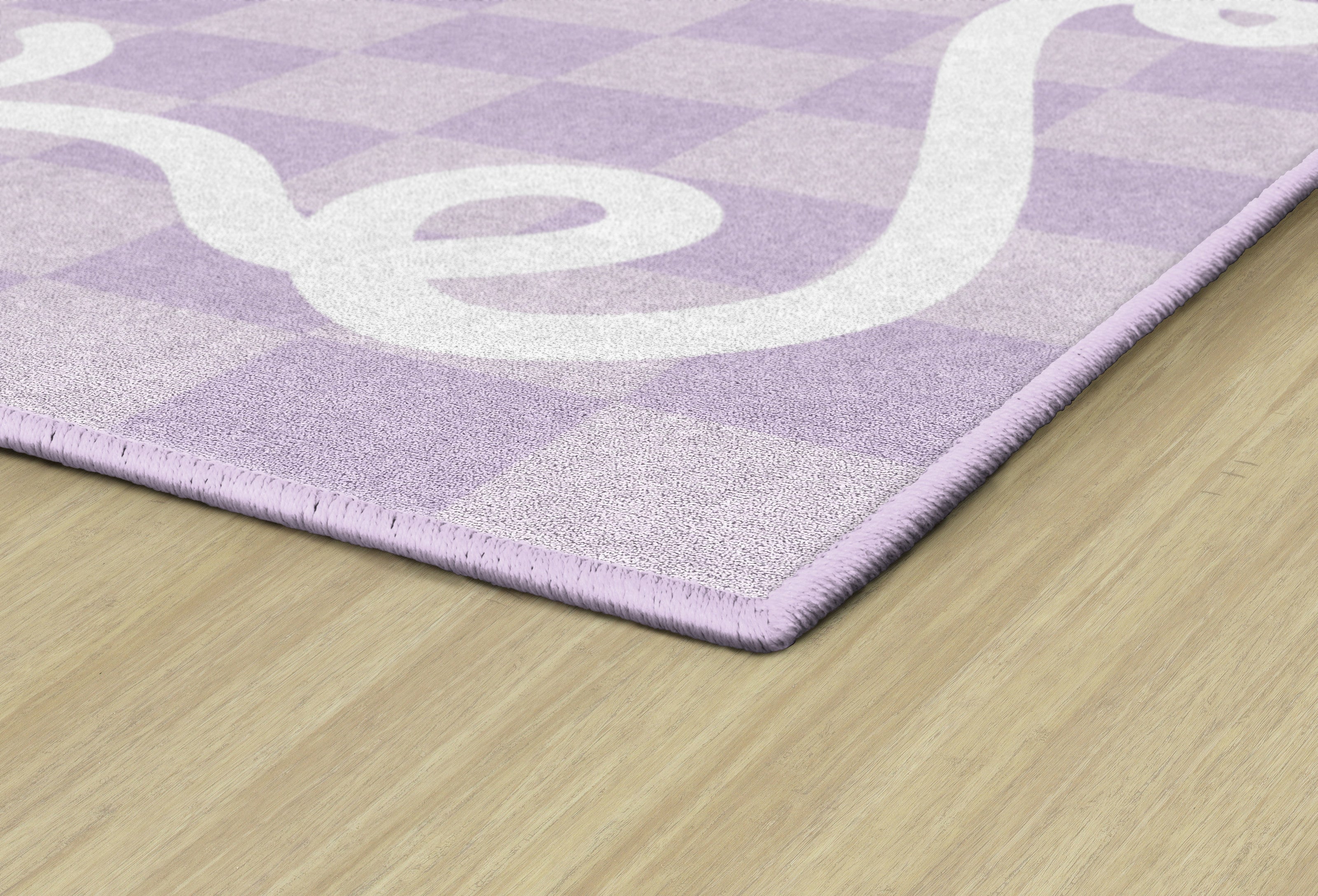 SCHOOLGIRL BOW BORDER IN LAVENDER