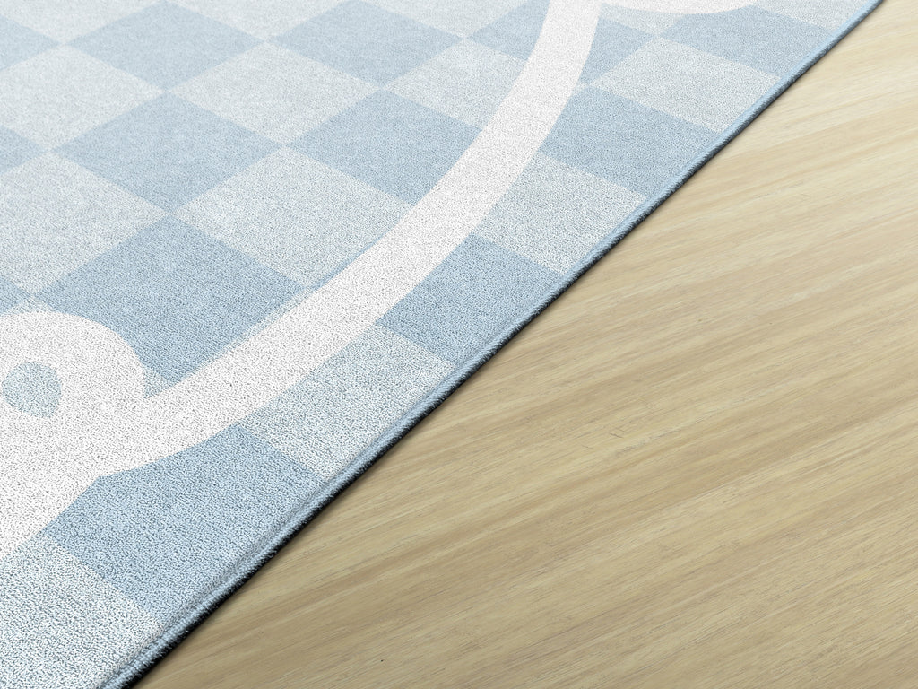 SCHOOLGIRL BOW BORDER IN BLUE