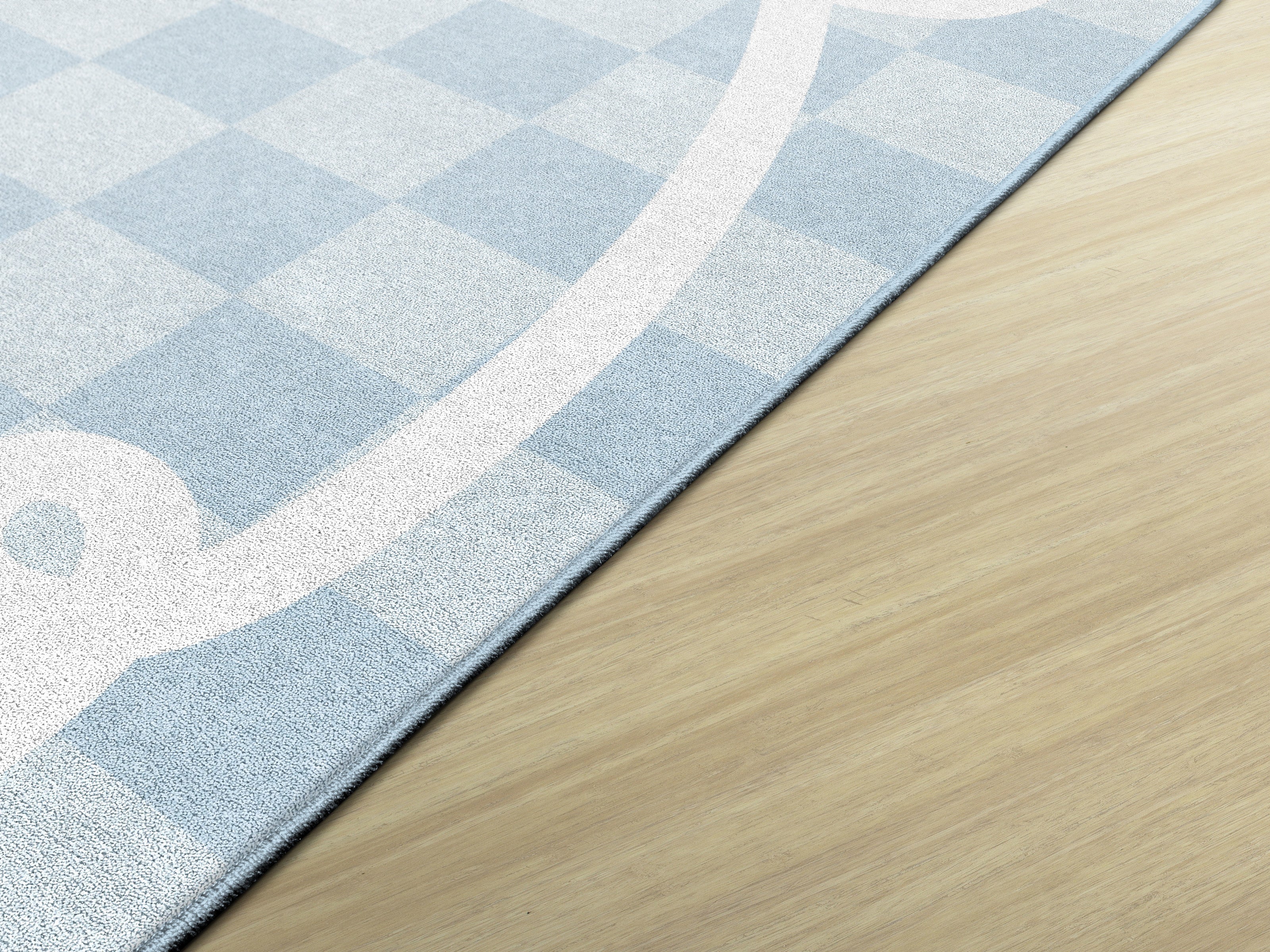 SCHOOLGIRL BOW BORDER IN BLUE