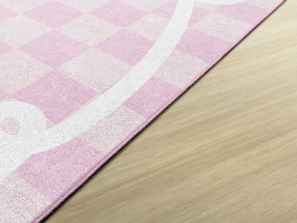 SCHOOLGIRL BOW BORDER IN PINK