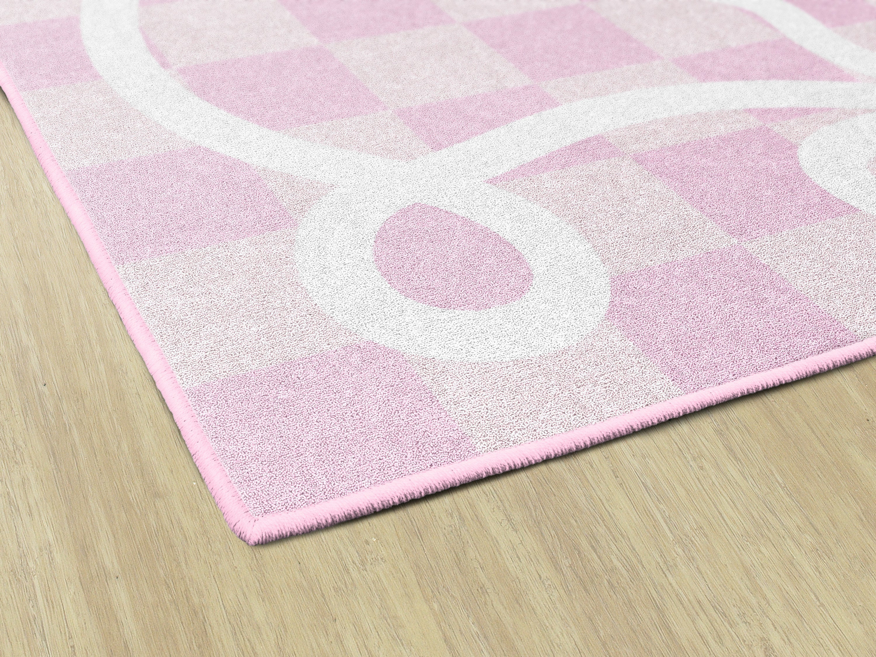 SCHOOLGIRL BOW BORDER IN PINK