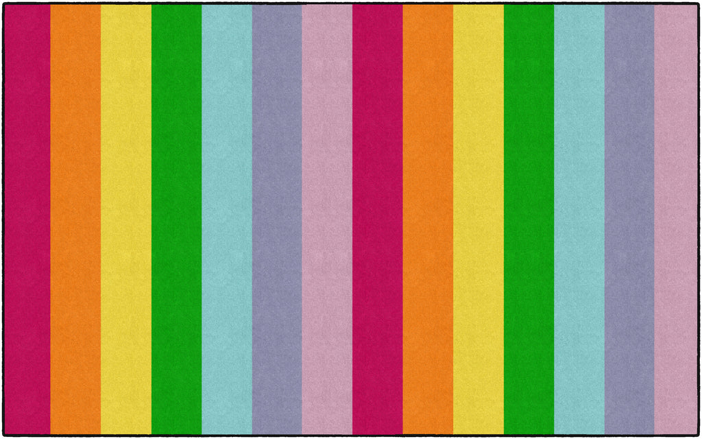 SCHOOLGIRL RAINBOW STRIPES