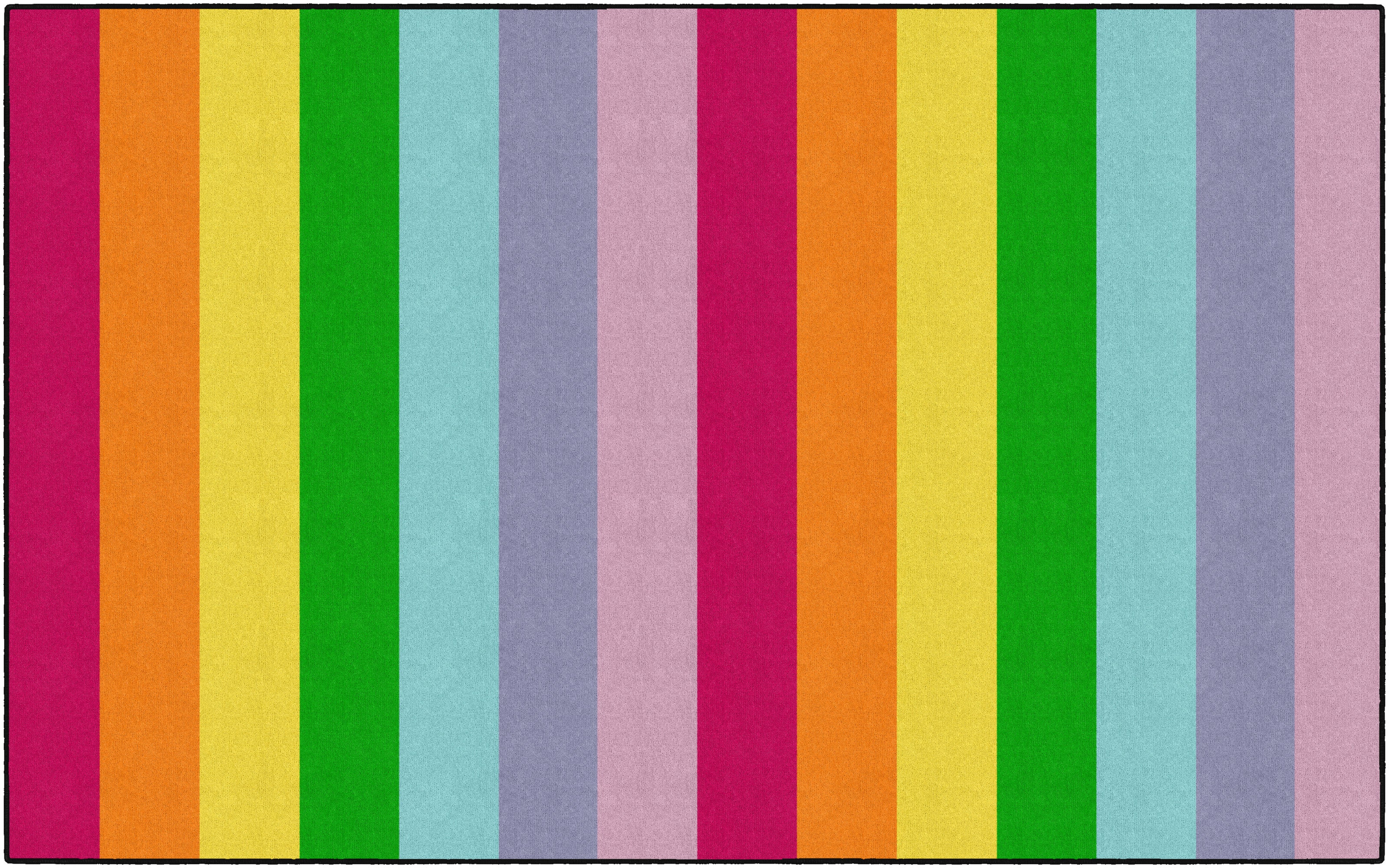 SCHOOLGIRL RAINBOW STRIPES