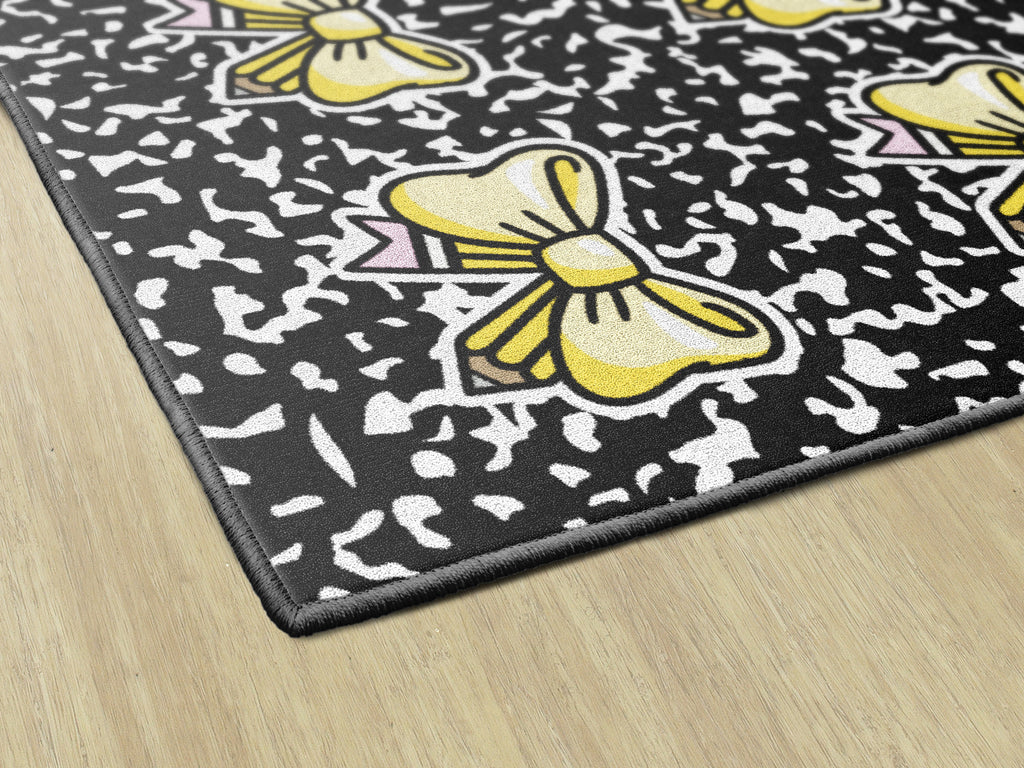 SCHOOLGIRL PENCIL BOW SIT SPOTS