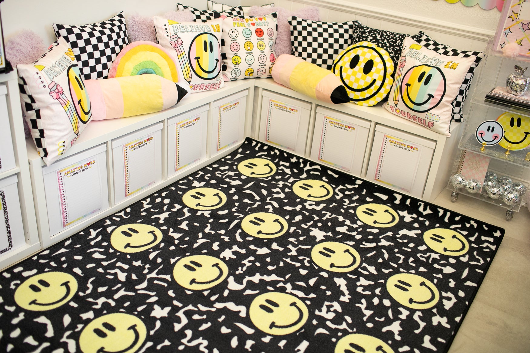 SCHOOLGIRL FACES ON COMPOSITION