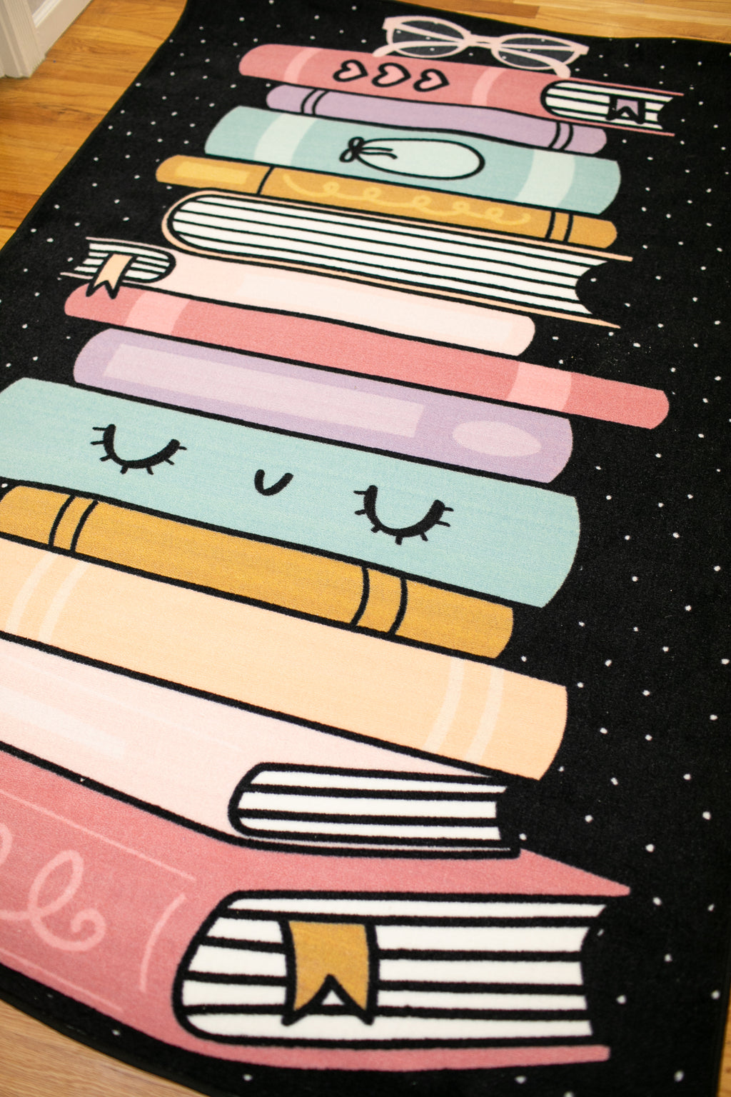 SCHOOLGIRL STACK OF BOOKS