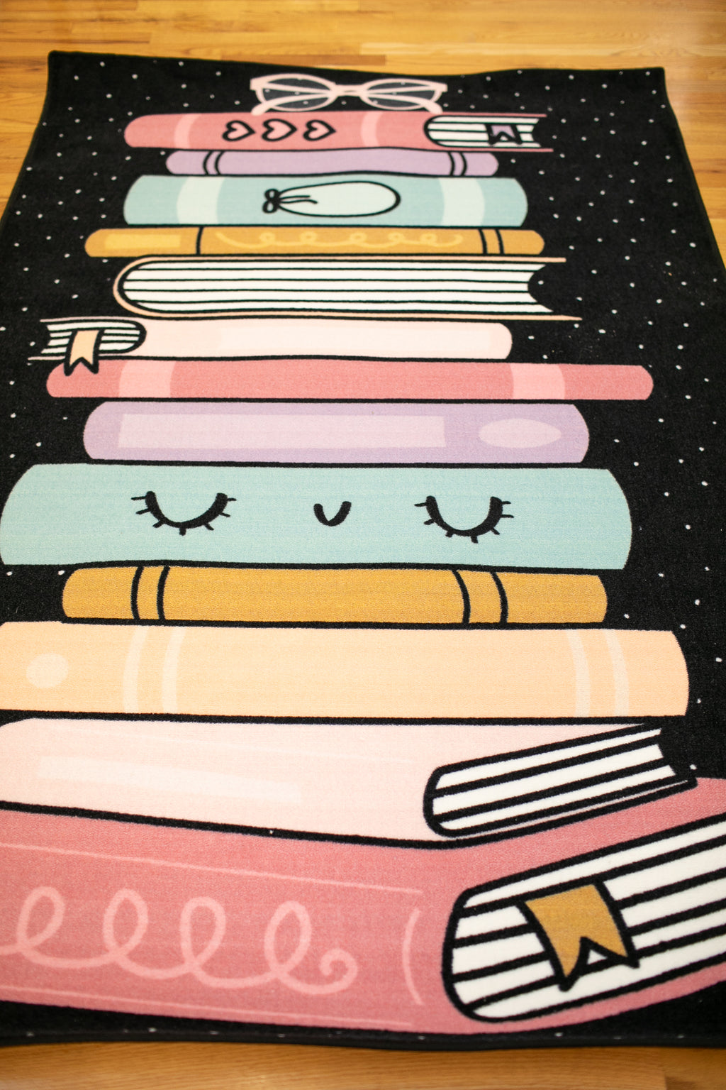 SCHOOLGIRL STACK OF BOOKS