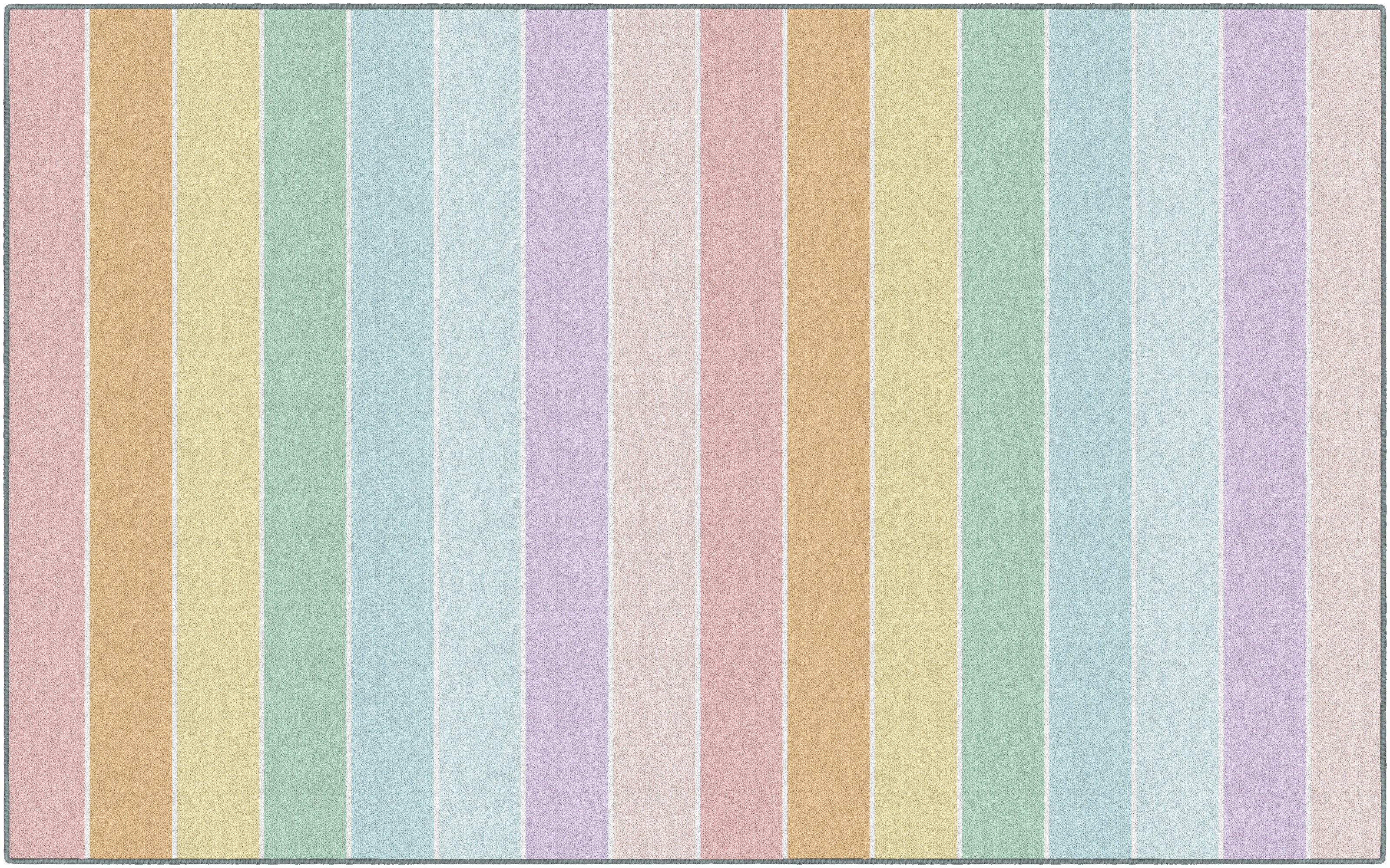SCHOOLGIRL PASTEL RAINBOW STRIPES