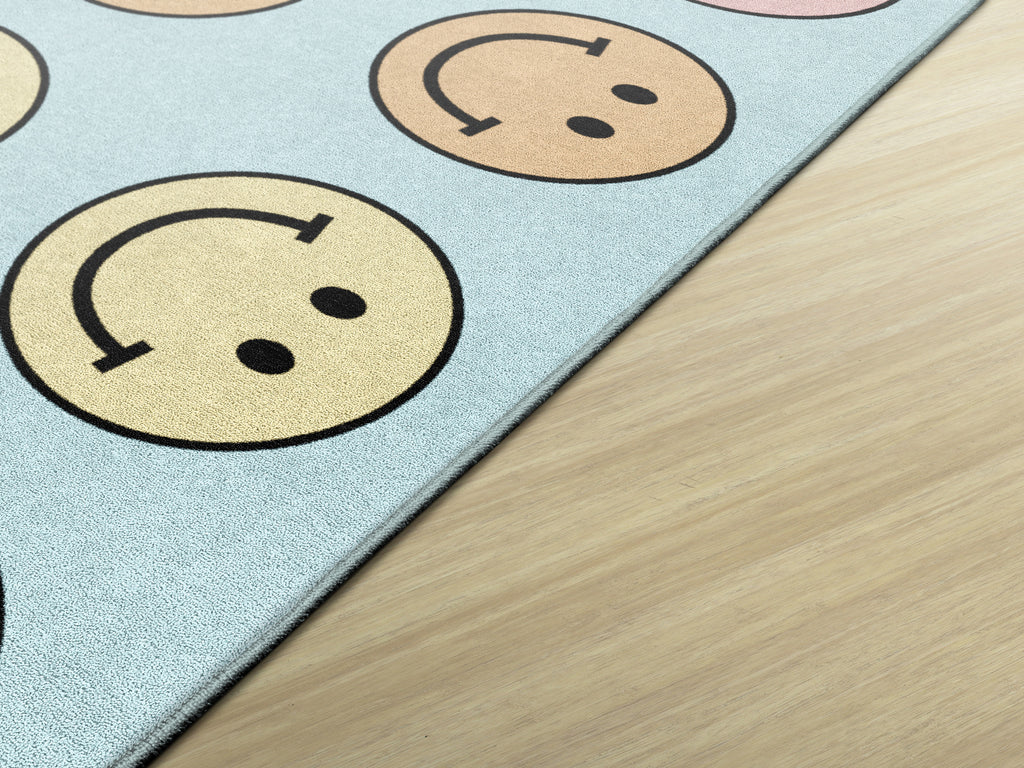 SCHOOLGIRL PASTEL RAINBOW SMILEYS