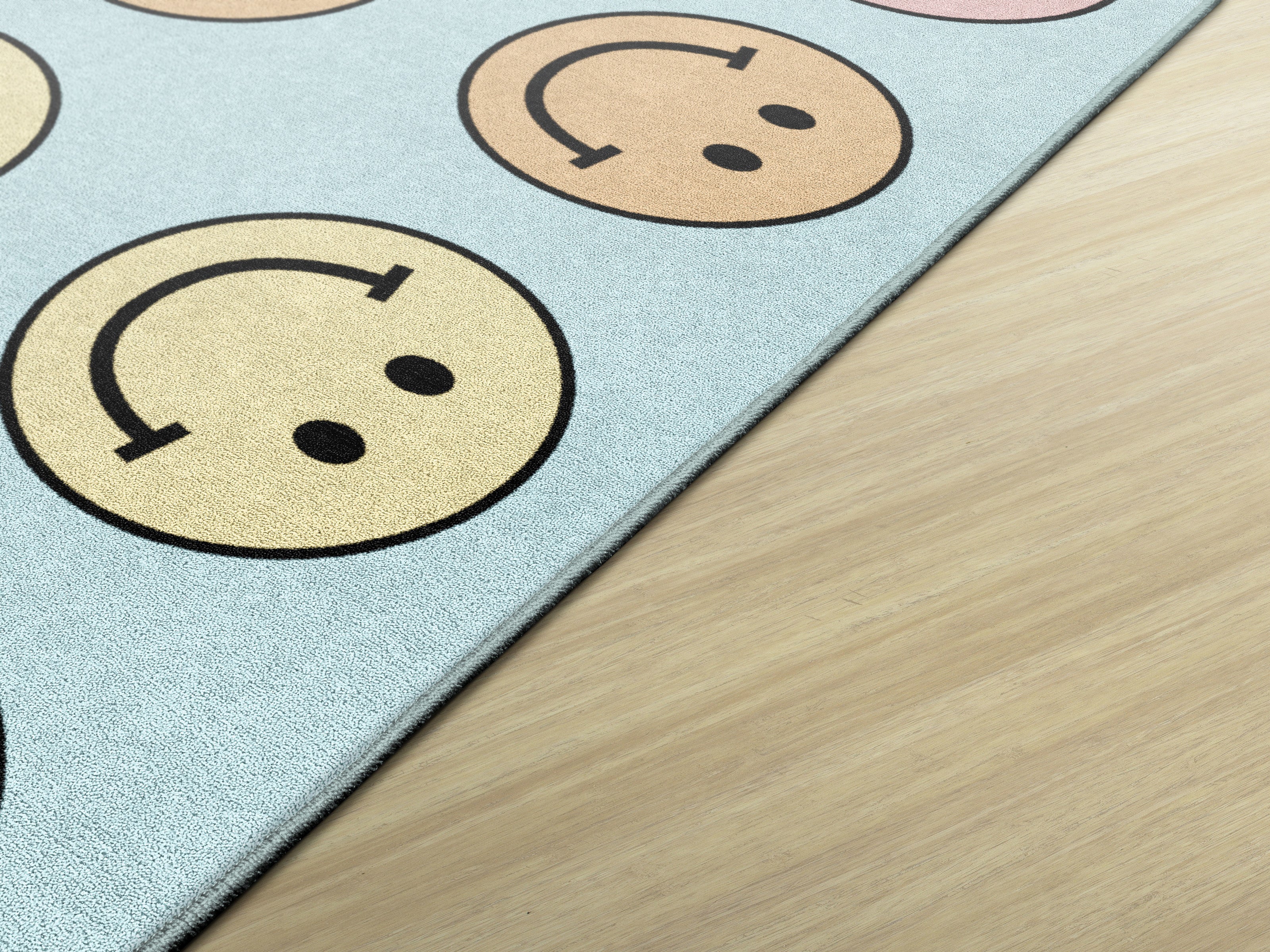 SCHOOLGIRL PASTEL RAINBOW SMILEYS