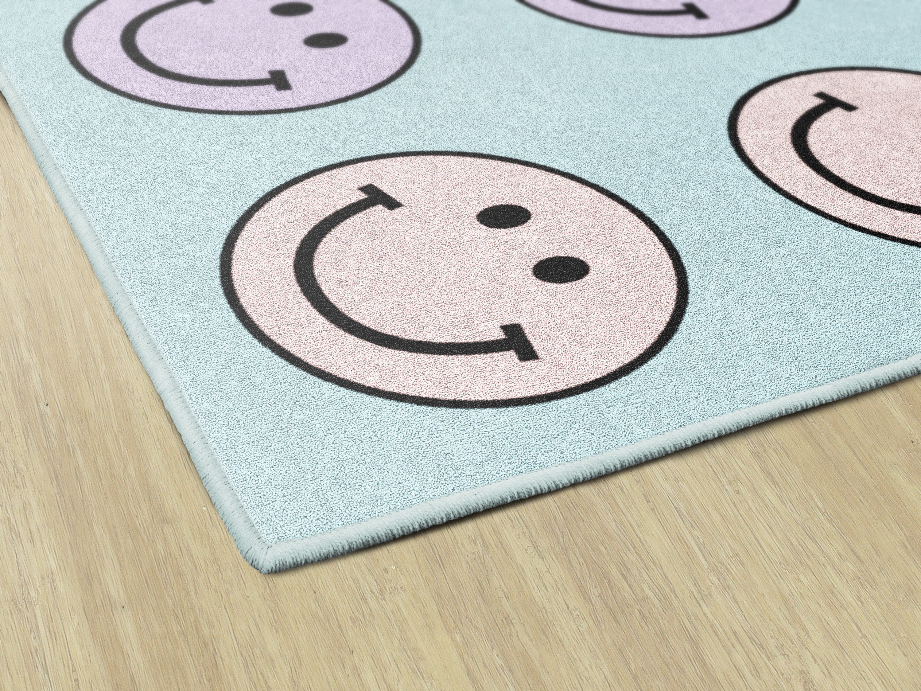 SCHOOLGIRL PASTEL RAINBOW SMILEYS