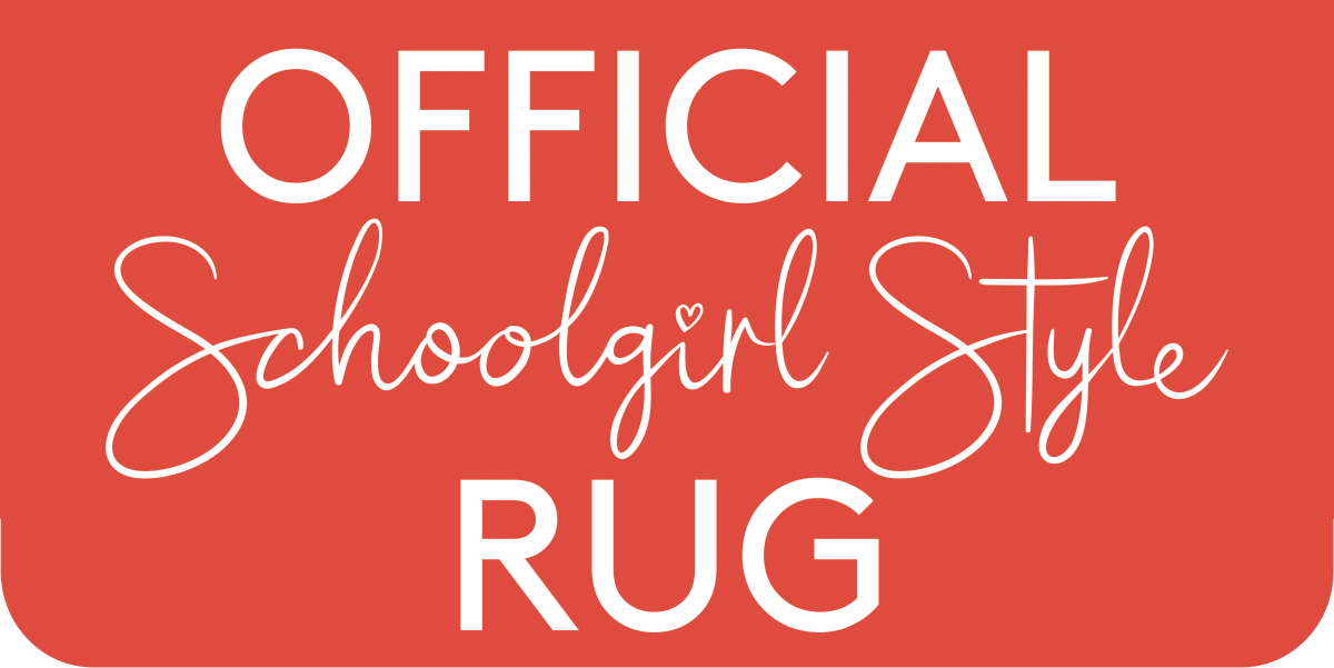 SCHOOLGIRL RAINBOW SCALLOP BORDER